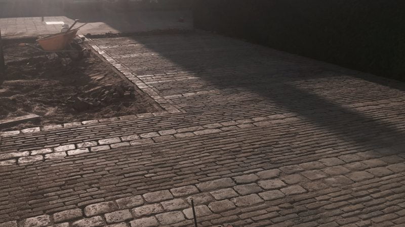 Oude waalformaat met banen kinderkoppen.