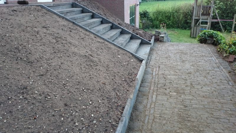 Trap gemaakt met Schellevis trapelementen.